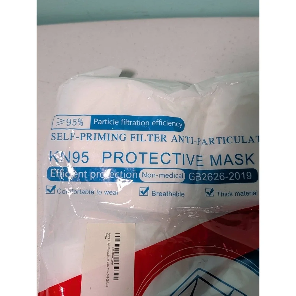 KN-95 Protective Fask Mask Non-Medical 50 Pcs Disposable Respirator